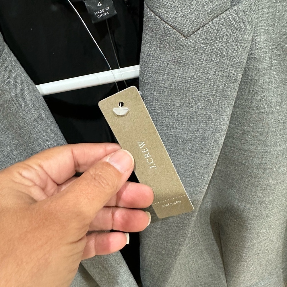 NWT J. CREW Puffed Sleeve Blazer - Picture 6 of 6